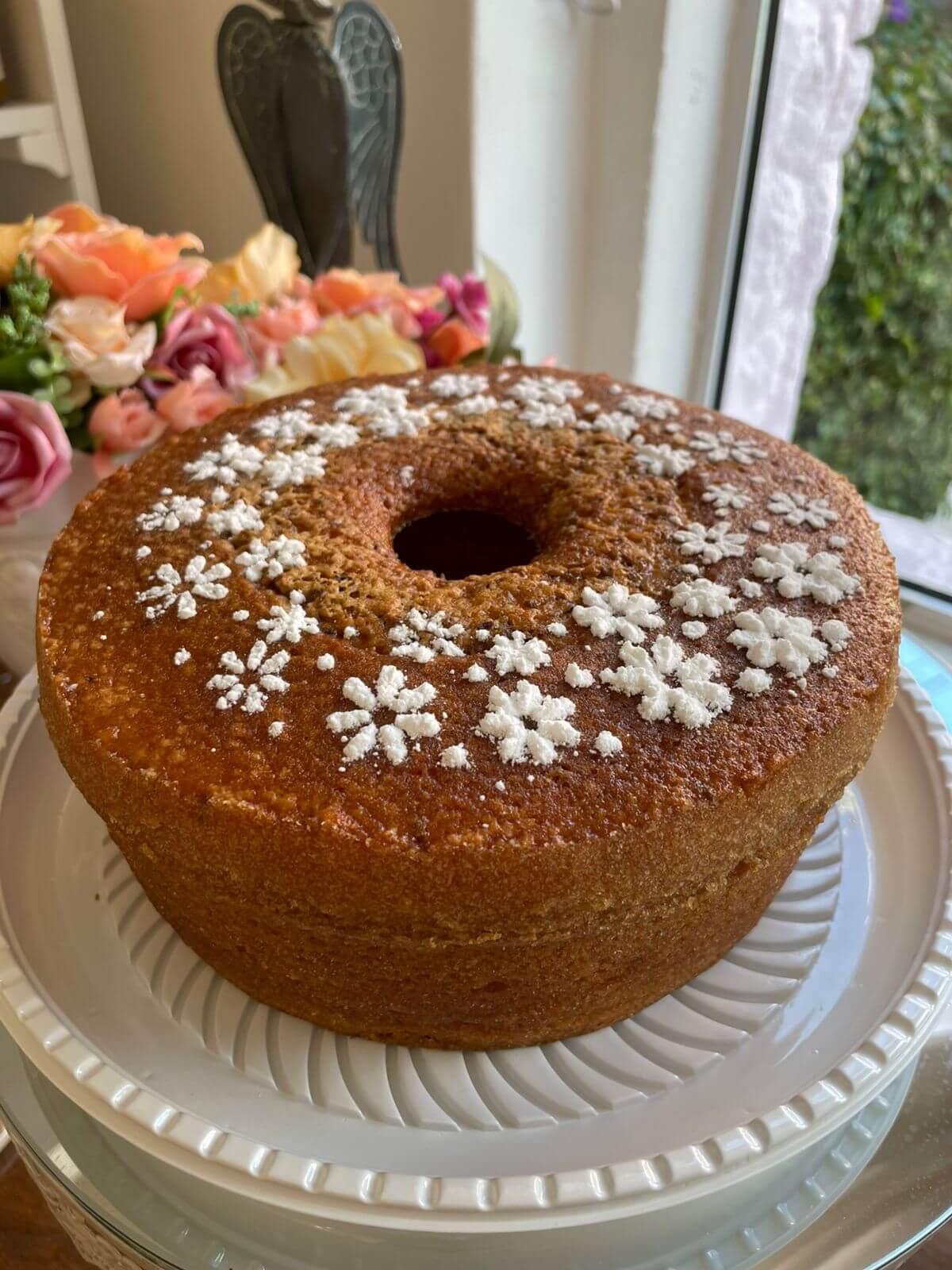 Bolo de Fubá com Erva Doce